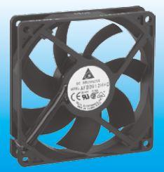 Delta Electronics-AFB0924LD Sopladores y ventiladores DC Fan Axial Ball Bearing 24V 14V to 27.6V 41CFM 28.5dB 92 X 92 X 20mm