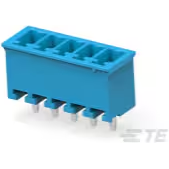 TE Connectivity-796694-5 连接器插头及 PCB 插座 Conn Shrouded Header (4 Sides) HDR 5 POS 3.5mm Solder ST Top Entry Thru-Hole Box