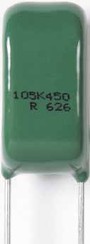 Rubycon-450MMK474K Condensateur à film Cap Film 0.47uF 450V PET 10% (13 X 9 X 19mm) Radial 10mm 105°C Bulk