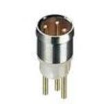 Belden-RSMEH 4 Sensor Accessories M8 Insert Sensor/Actuator Receptacle Connector: Male, insert with translucent ring, M8 Snap-In - mating side, print contacts - connecting side, 4-pin, A-coded, unshielded