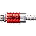 Amphenol-SQD06-SBDN-PAFM-RD001 热量管理配件 Thrml Mgmt Access Liquid Cooling Socket Red Staniless Steel