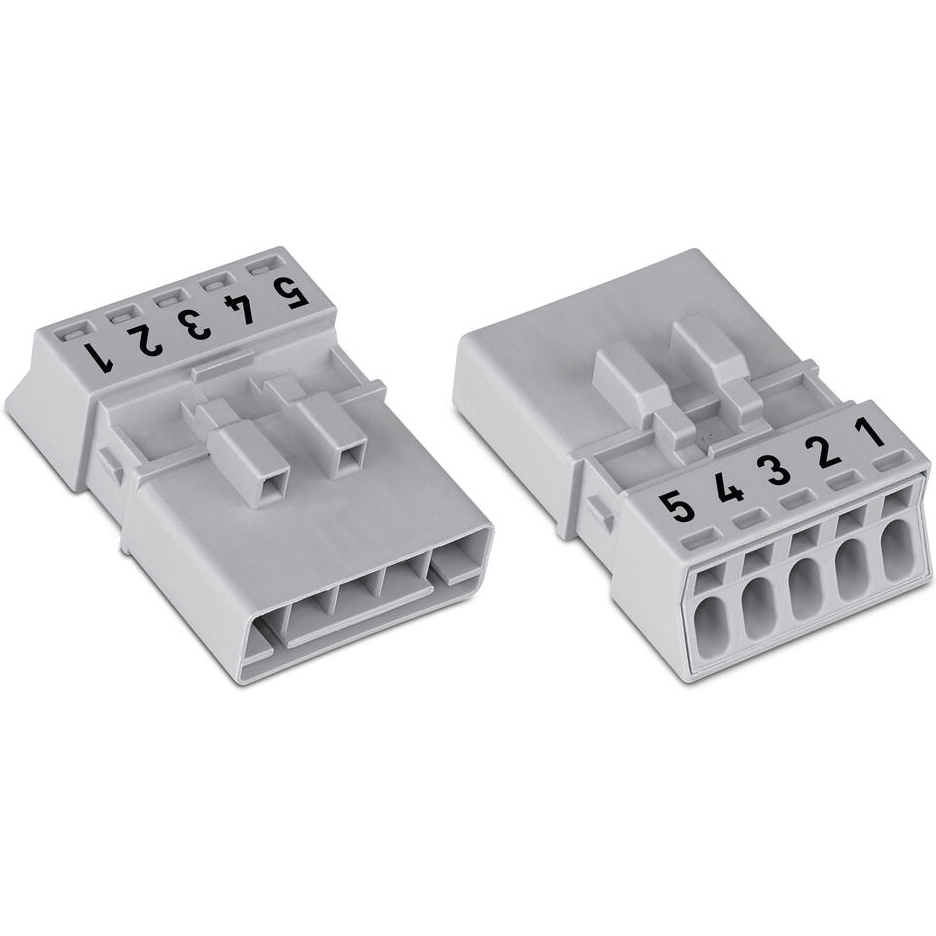 WAGO-890-255 Blocchi terminali connettore Plug 5-pole Cod. B