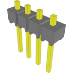 Conn Unshrouded Header HDR 4 POS 2.54mm Solder ST Thru-Hole Bulk