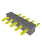 Samtec-TSM-105-04-T-SH Steckverbinderleisten und Leiterplattenbuchsen Conn Unshrouded Header HDR 5 POS 2.54mm Solder RA Side Entry SMD Tube