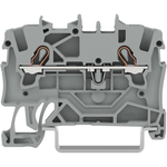Conn Terminal Block 2 POS Push-In Cage Clamp T DIN Rail 17.5A Box