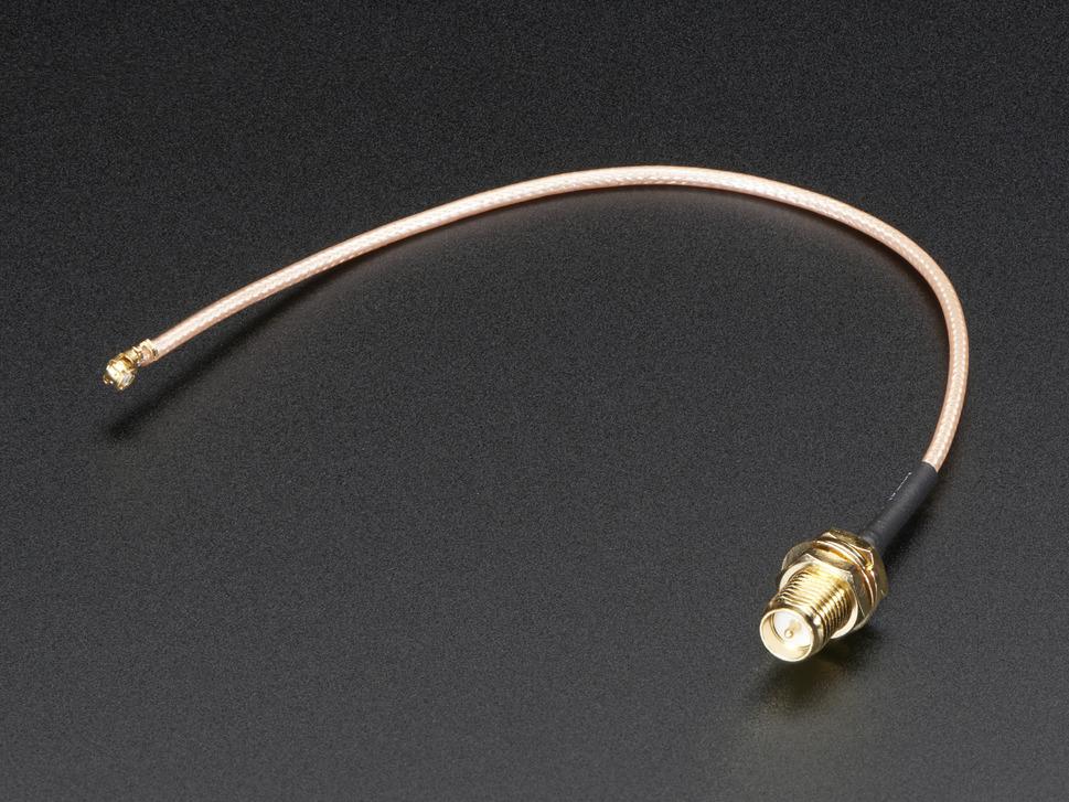 Adafruit Industries-852 Kabelbaugruppen Koaxial Cable Assembly Coaxial 0.15m RPSMA to U.FL PL-RCP