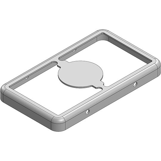 Masach Tech-MS268-10F-NS null 26.8 x 15.6 x 2.5mm Two-piece Drawn-Seamless RF Shield/EMI Shield FRAME (Nickel-Silver)