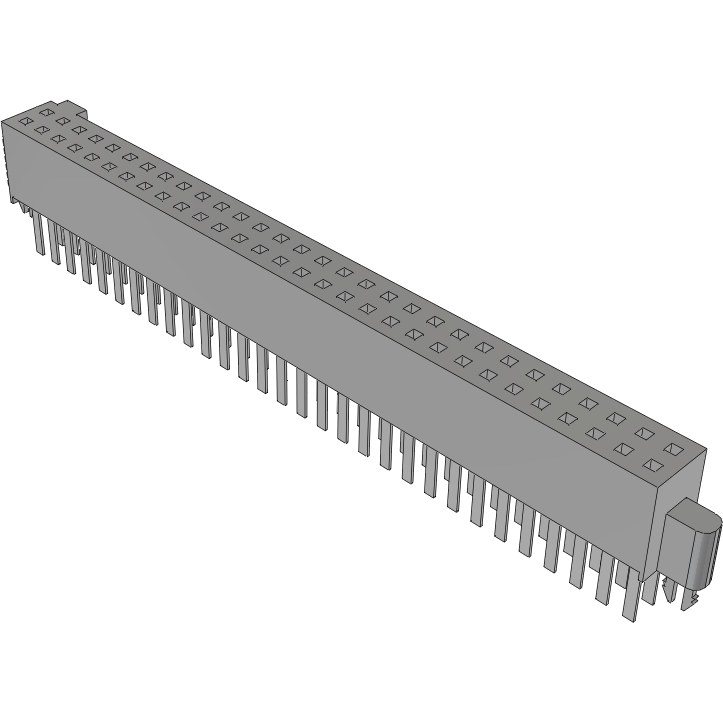 Samtec-SFM-130-01-L-D-LC Cabezales del conector y receptáculos PCB Conn Socket Strip SKT 60 POS 1.27mm Solder ST Top Entry Thru-Hole TIGER EYE™ Tube