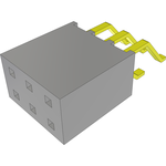 Conn Socket Strip SKT 6 POS 2.54mm Solder RA Side Entry SMD Bulk