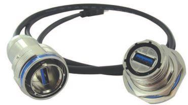 Amphenol-USB3FTV2SA03NOPEN Cable Assembly USB Cable Assembly USB 0.3m USB Type A 4 POS RCP 24AWG/28AWG