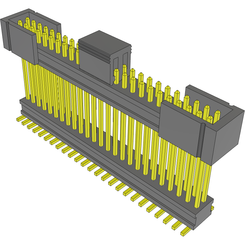 Samtec-FW-25-05-G-D-535-075-ES-A-P Steckverbinderleisten und Leiterplattenbuchsen Conn Board Stacker HDR 50 POS 1.27mm Solder ST Top Entry SMD TIGER CLAW™ Tube