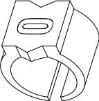 TE Connectivity-8-1768039-4 Marcadores de cable Cable Markers Pre-Marked Snap On Polyoxymethylene Green