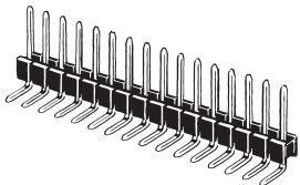 Omron-XG8V-3634 Steckverbinderleisten und Leiterplattenbuchsen Conn Unshrouded Header HDR 36 POS 2.54mm Solder RA Side Entry Thru-Hole