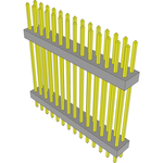 Conn Board Stacker HDR 28 POS 2mm Solder ST Top Entry Thru-Hole Bulk
