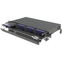 Molex-1064800001 光纤连接器 High-Density Rack-Mount Fiber Enclosure, 1RU, 12 Slim MTP-LC Cassette / 144-Port Capacity