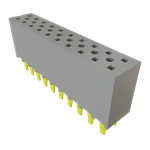 Conn Unshrouded Header HDR 20 POS 2.54mm Press Fit ST Top Entry Thru-Hole Tube