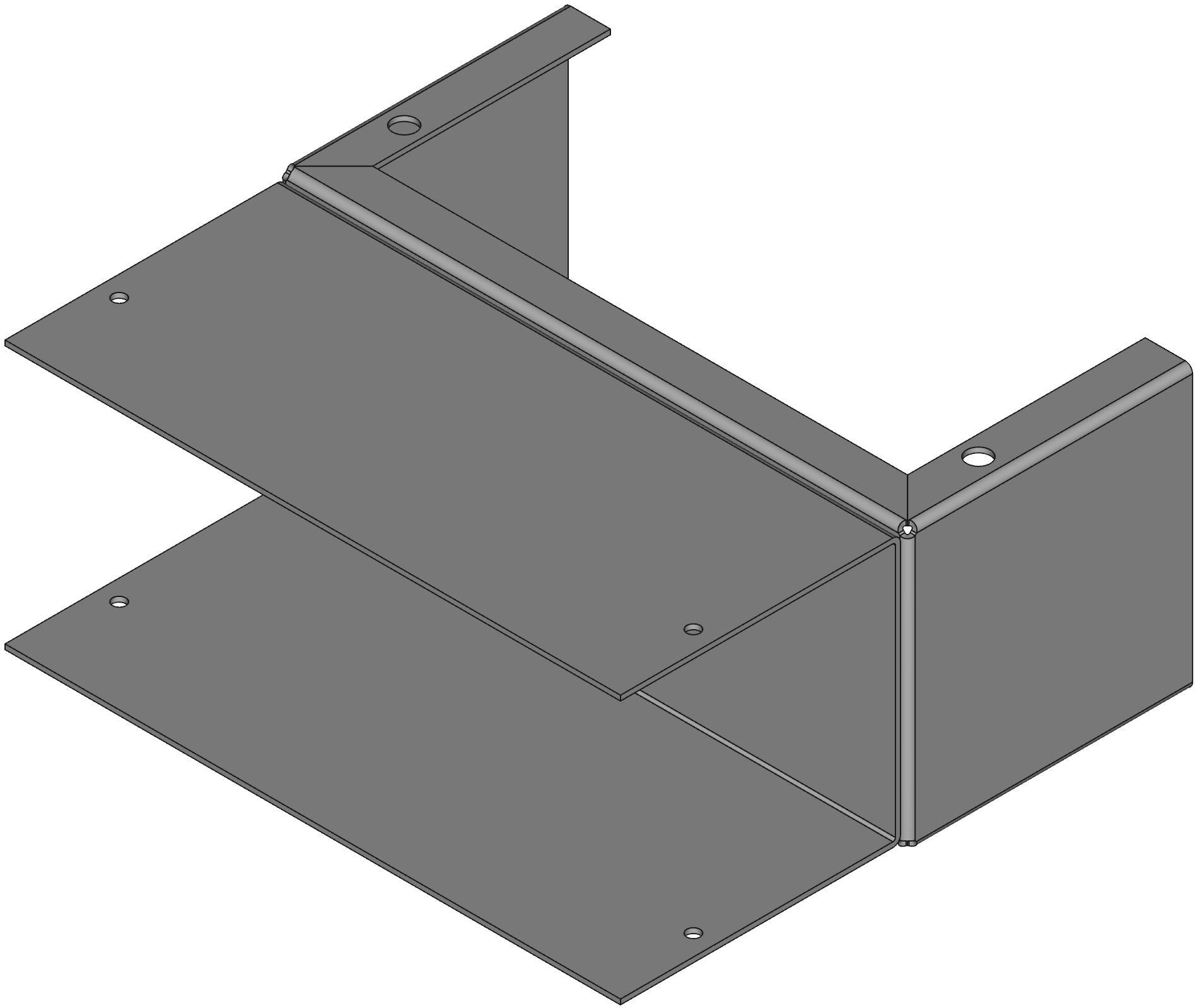 Hammond Manufacturing-1411K  Gray Aluminum Wall Mount Utility Enclosure