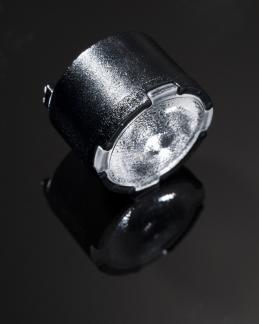 LEDIL OY-FP11429_LISA2-WWW-PIN Optical Lenses Round Optical Lens Black PMMA Pin/Glue Box