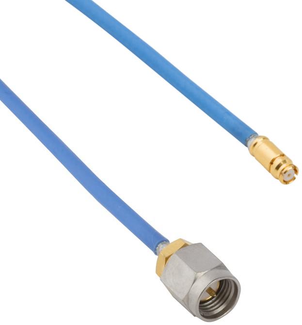 Amphenol RF-095-902-459-005 同轴电缆组件 Cable Assembly 0.085 T-FLEX 405 0.127m SMB to SMA M-M Bag