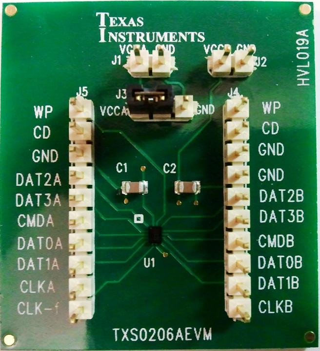 Texas Instruments-TXS0206AEVM Entwicklungssätze und Werkzeuge TXS0206A Specialized Interface Evaluation Board