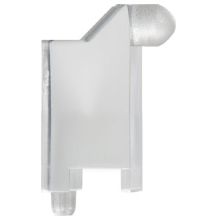 Bivar-SLP3-700-100-F Tubi luminosi a LED LED Light Pipe Round Right Angle Clear Rigid Bag