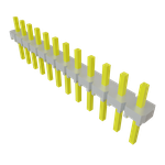 Conn Unshrouded Header HDR 12 POS 2.54mm Solder ST Top Entry Thru-Hole Bulk