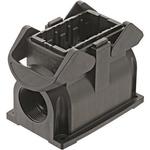 Surface Mount Housing 90° 10B Shell Size Glass Filled Nylon/Glass Filled Polyamide Double Lock Han-Eco®