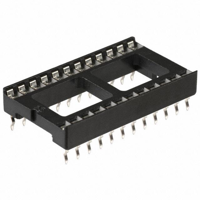 CnC Tech, LLC-245-24-1-06 Enchufe del conector Conn IC Socket SKT 24 POS 2.54mm Solder ST Thru-Hole