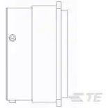 TE Connectivity-DL60H-22-55PN [V001] Steckverbinder, rund Conn Circular PIN Solder Cup ST Flange Mount 1 Port