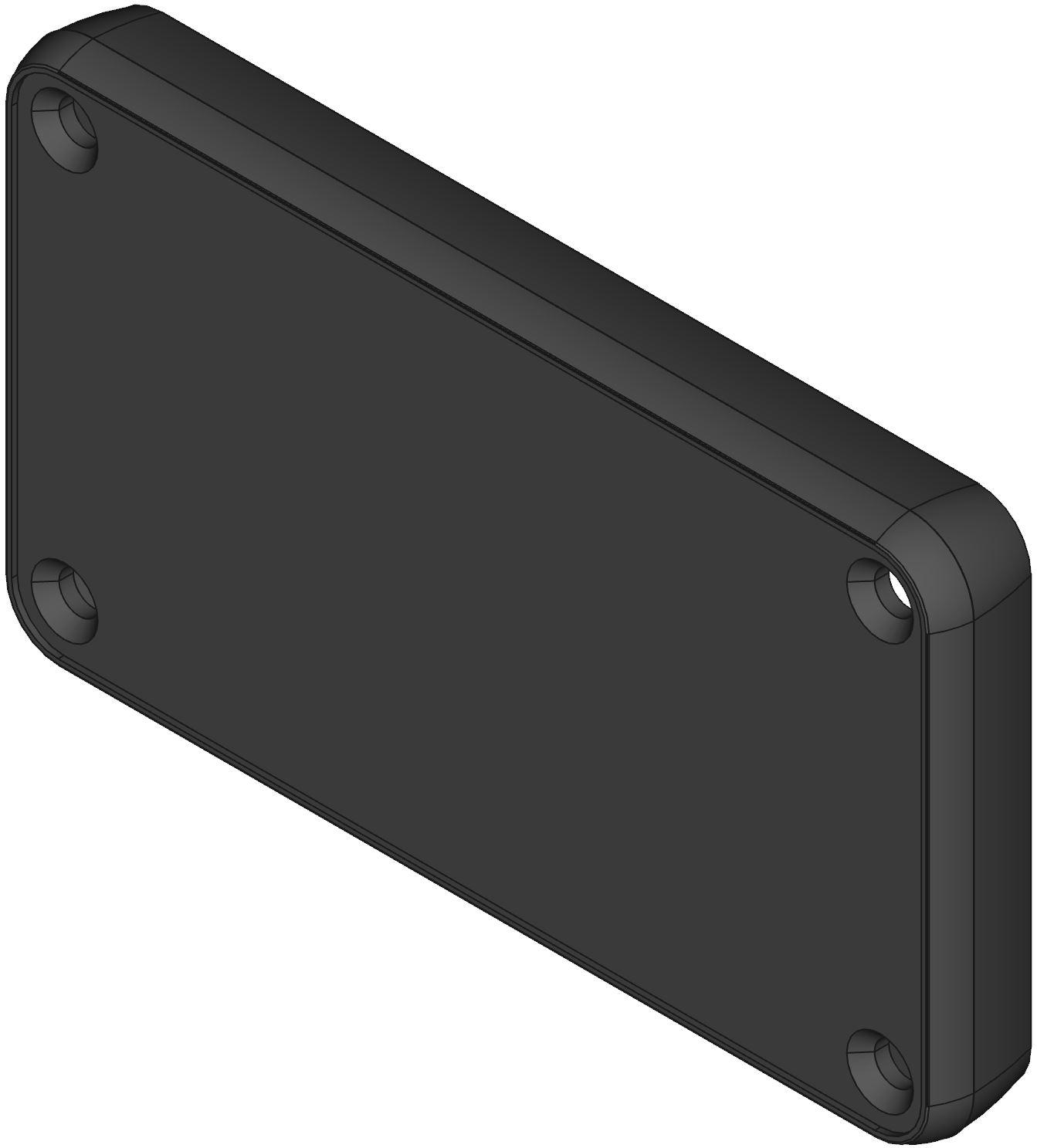 Hammond Manufacturing-1455K1202BK  Black Aluminum Wall Mount Extruded Enclosure