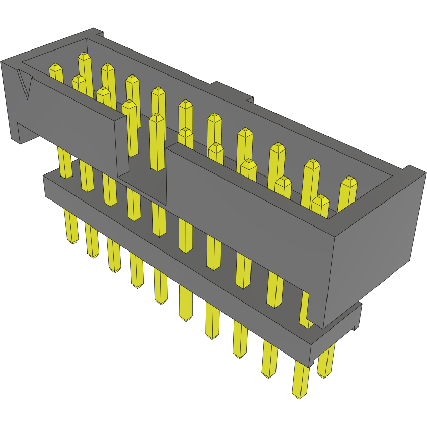 Samtec-ZLTMM-110-73-L-D-345 Steckverbinderleisten und Leiterplattenbuchsen Conn Shrouded Header HDR 20 POS 2mm Solder ST Thru-Hole Bulk