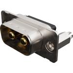 Conn Combo D-Sub M 2Power POS 6.35mm Solder ST Thru-Hole 2 Terminal 1 Port FCT Products Carton