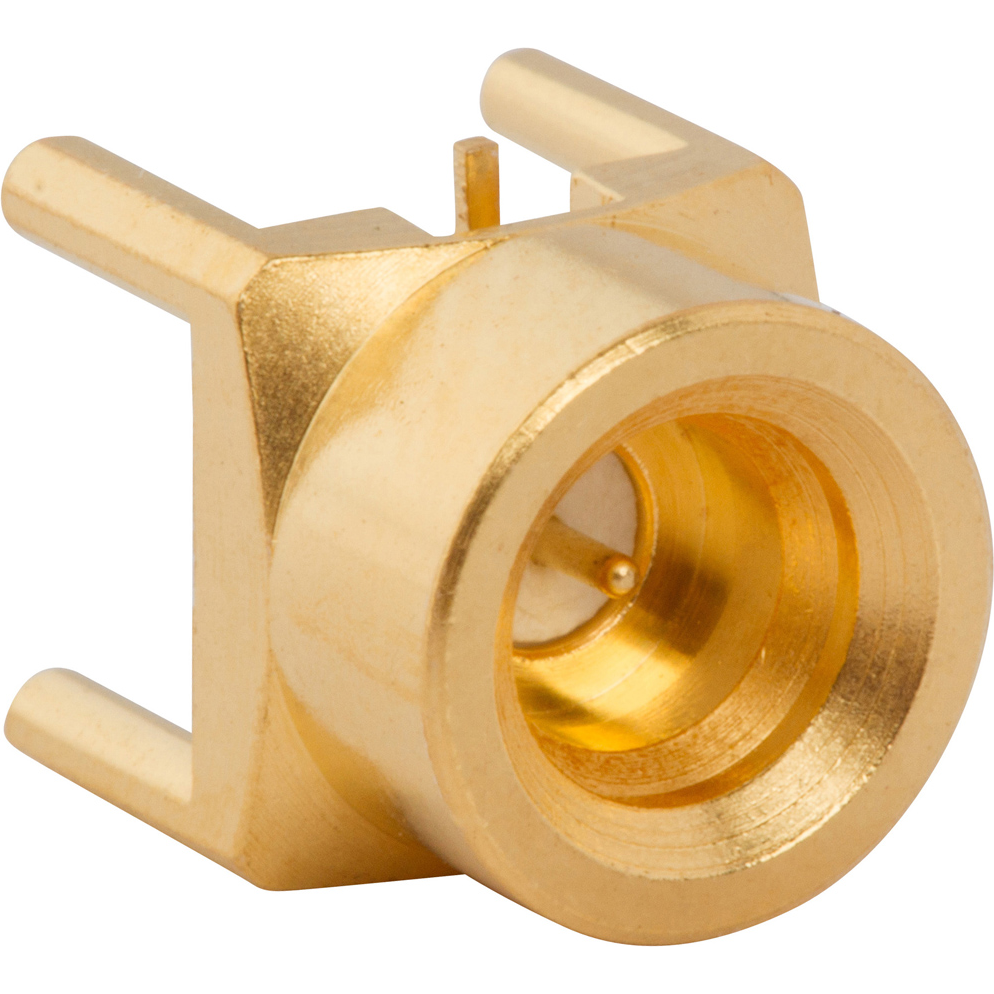 Amphenol RF-SMP-MSLD-PCT-4 RF-Steckverbinder Conn SMP 0Hz to 15GHz 50Ohm Solder ST SMD F Gold Bag