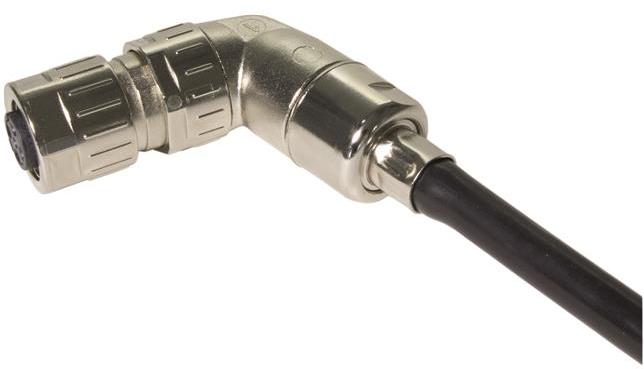 HARTING-21038214507 Connettore circolare M12 Cable connector Angled Female A-coding Crimp termination LCP Contacts 4 5 Conductor cross-section 0.13 0.82 mm Rated current 4 A Zinc die-cast Screw locking Degree of protection IP65 / IP67 when mated
