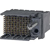 Molex-0764105107 Blackplane del conector Conn Hard Metric HDR 90 POS 1.9mm Press Fit RA Thru-Hole Impact™ Tray