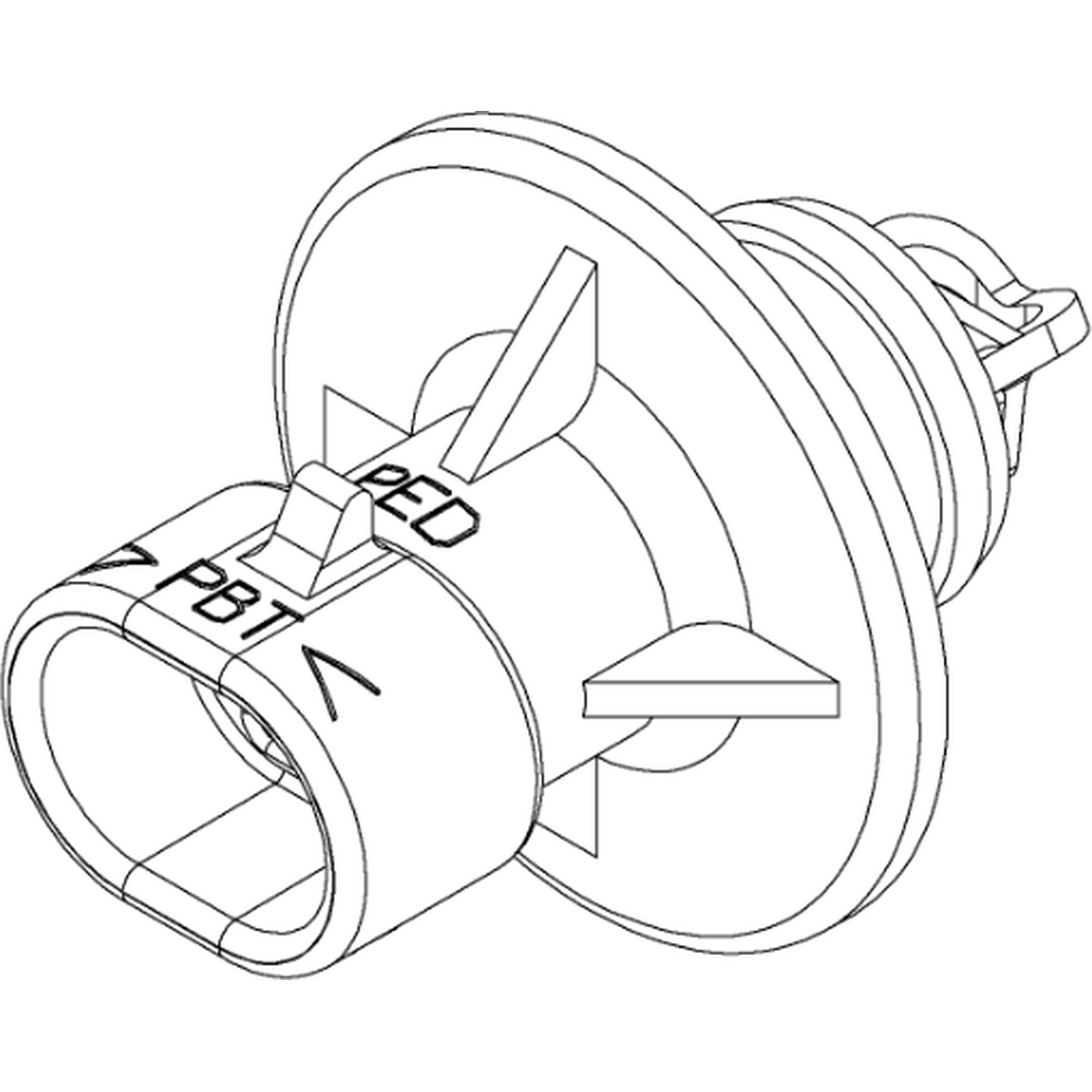 Delphi-12160761 Sensor Accessories COV SHELL SENSOR BLK