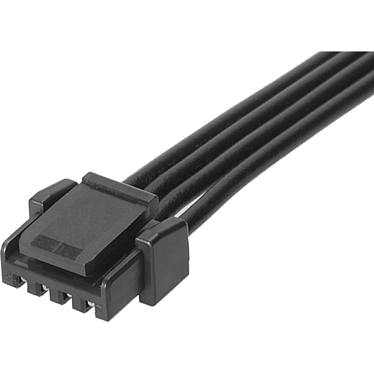 Molex-0451110405 Assemblaggio cavo Altro Cable Assembly UL 1061 0.45m 26AWG Wire to Board to Wire to Board 4 to 4 POS F-F Crimp Micro-Lock Plus Bag