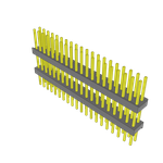 Conn Board Stacker HDR 40 POS 2.54mm Solder ST Top Entry Thru-Hole Bulk