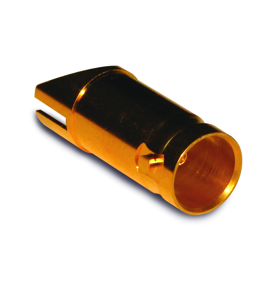 Amphenol RF-112801 Connector RF Conn BNC 0Hz to 3GHz 75Ohm Solder ST Edge Mount F Gold Bag