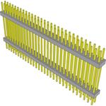 Conn Board Stacker HDR 60 POS 2mm Solder ST Top Entry Thru-Hole Bulk