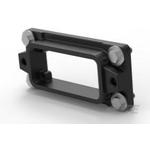 Backshell, Housing, Center Locking, Powder Coated, Black