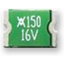 Littelfuse-MINIASMDC150F/16-2 PTC, rückstellbare Sicherung PTC Resettable Fuse 1.5A(hold) 2.8A(trip) 16VDC 100A 0.8W 0.5s 0.04Ohm SMD Solder Pad 1812 T/R