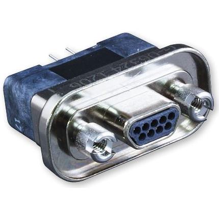Glenair-GRPM2L-9SCBSR3TC-.250 Connector D-Subminiature Conn Micro-D SKT 9 POS Solder ST Thru-Hole 9 Terminal 1 Port
