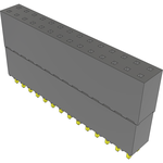 Conn Elevated Socket SKT 28 POS 2.54mm Solder ST Top Entry Thru-Hole Tube