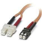 PHOENIX CONTACT-1409810 Glasfaserkabel-Baugruppen Assembled FO cable, zip cord cable, multi-mode fiberglass 50/125 um, OM2, plug SC duplex/SC-RJ