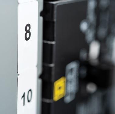 HellermannTyton-596-00382 标签 Labels Thermal Transfer Printable Label Polyester White 25.4x12.7mm