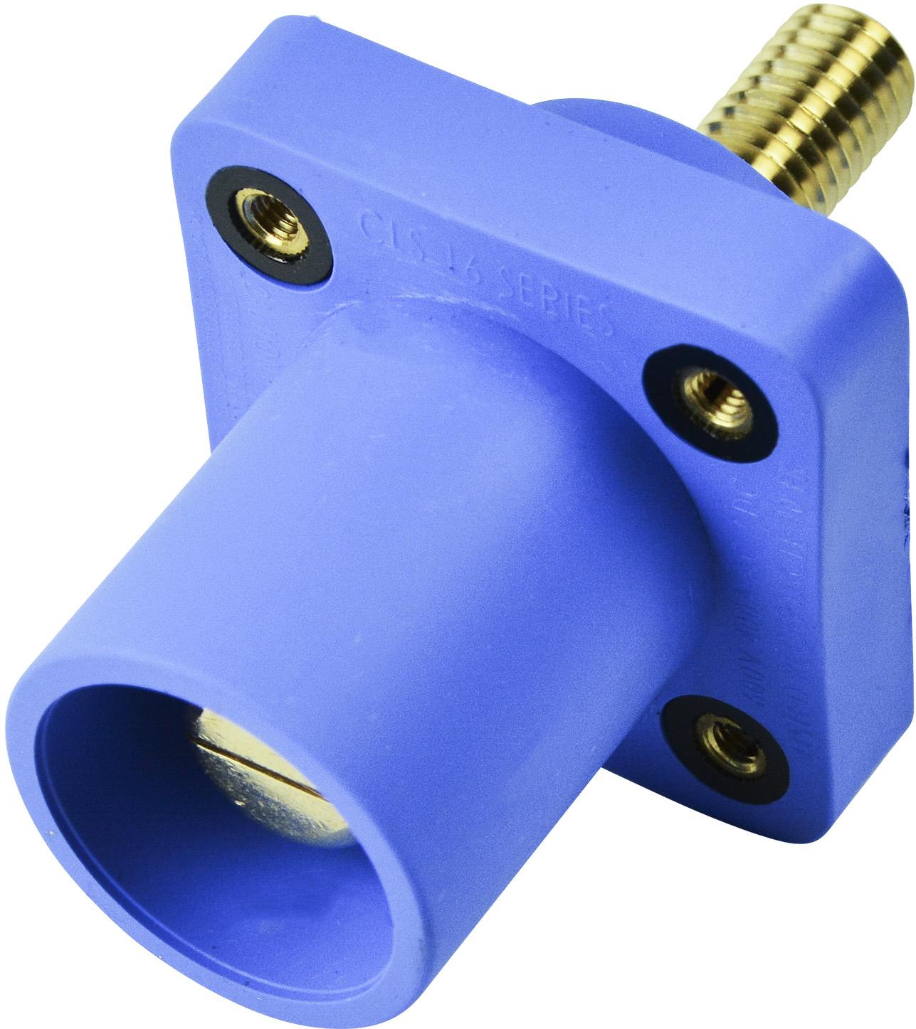Marinco-CLS40MRSB-D Steckverbinder CLS Series Panel Mount (400A / 600V) 1.125 Threaded Stud Male - Blue (D)