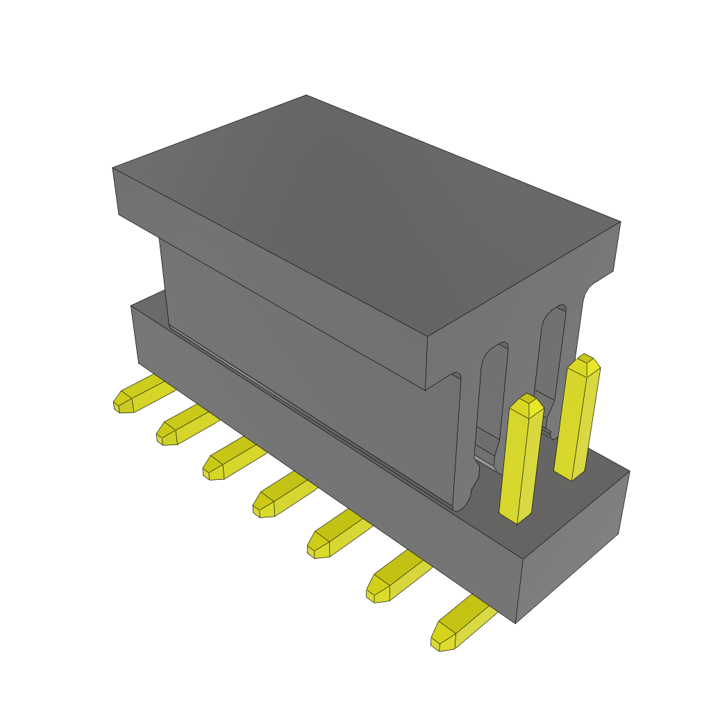 Samtec-TMMH-107-01-G-DV-A-M Connector Headers and PCB Receptacles Conn Unshrouded Header HDR 14 POS 2mm Solder ST Top Entry SMD Tube