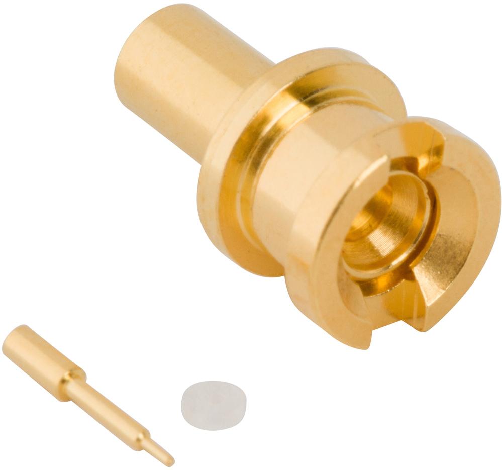 Amphenol RF-925-135J-51S 射频连接器 925-135J-51S Amphenol RF Connectors SMPM F 40GHz 50Ohm Solder ST Cable Mount Gold - Arrow.com