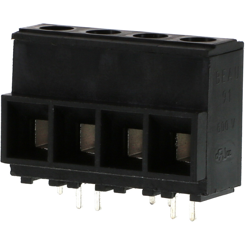 Molex-0399100104 Blocchi terminali connettore Conn Eurostyle Block 4 POS 10.16mm Solder ST Thru-Hole 60A/Contact Eurostyle™